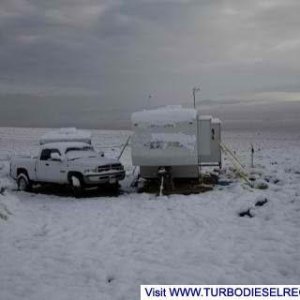 Winter in Olancha, Ca.
