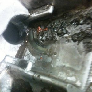 T-case sludge