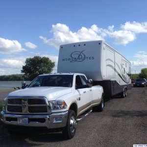 2011 3500 Dually  2006 36' Mobile Suites Fifth Wheel