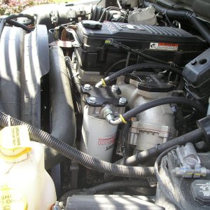 Side View Of 2nd Fuel Filter