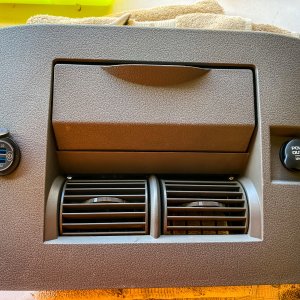 USB Installed in rear seat