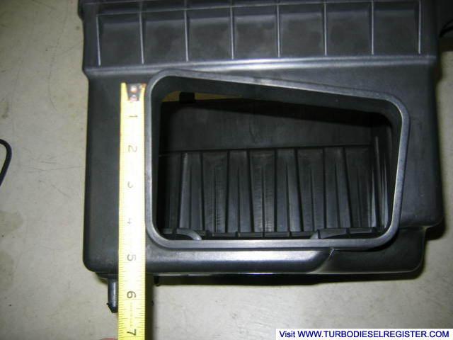 '04.5 and up air box with 26 sq in opening