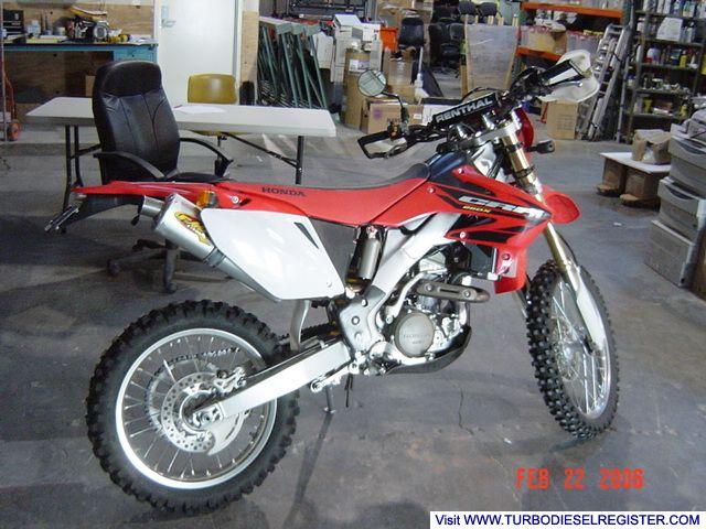 '04 CRF250X with a plate (sold)