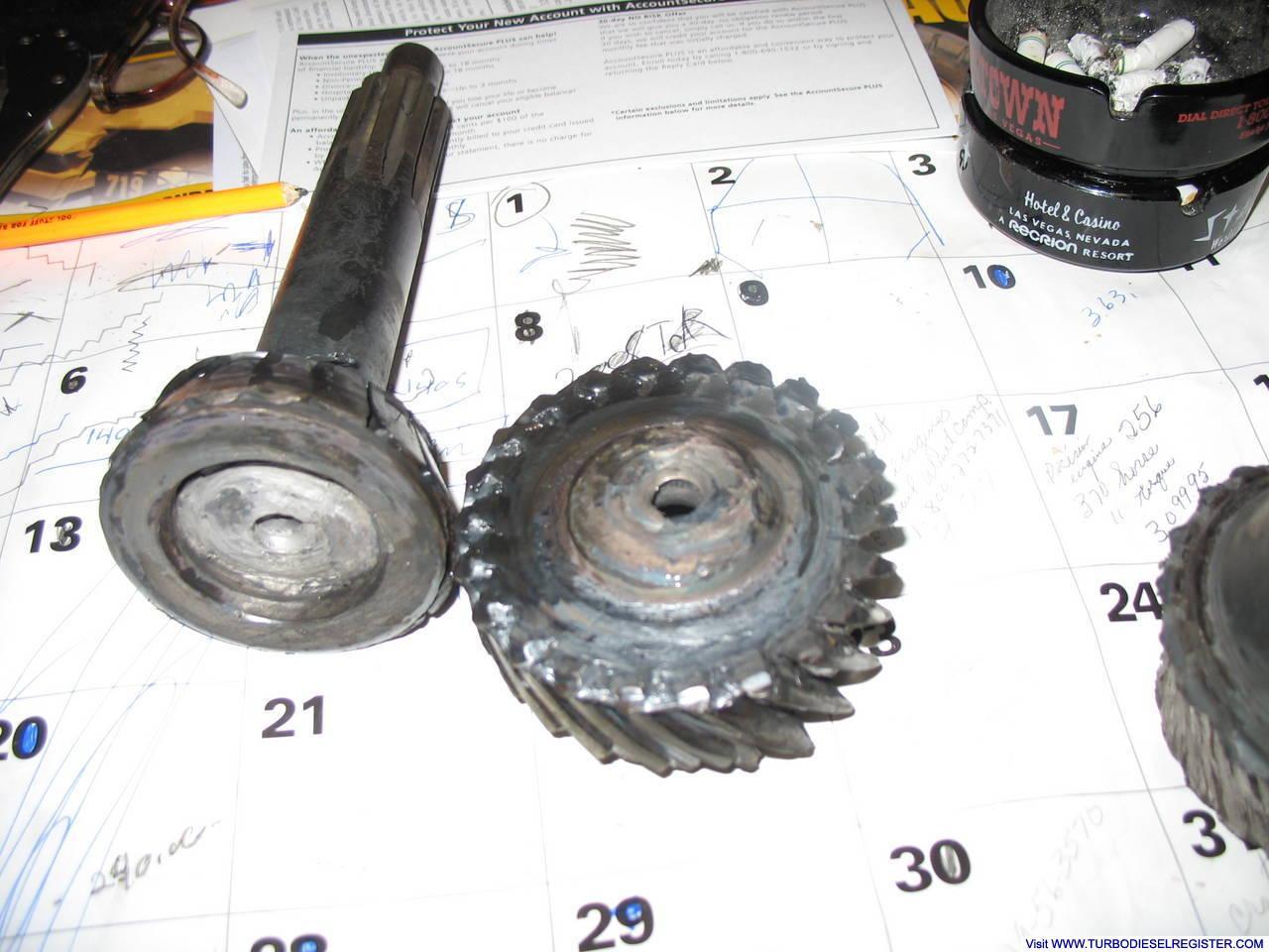 99 stock engine snapped the gear right off  the input shaft