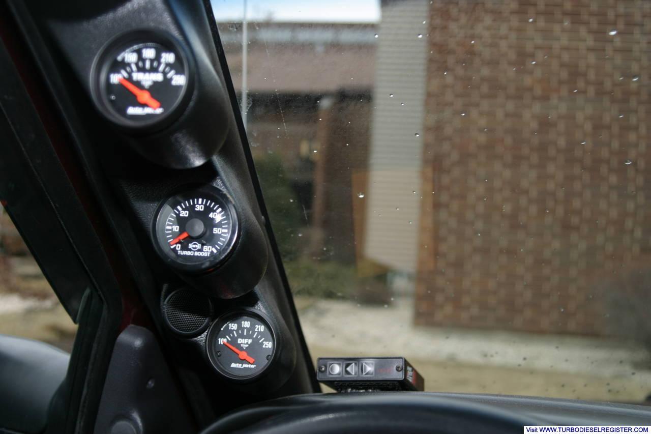 A-pillar Gauge Pod and Edge Comp Chip