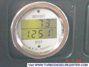 Boost & EGT