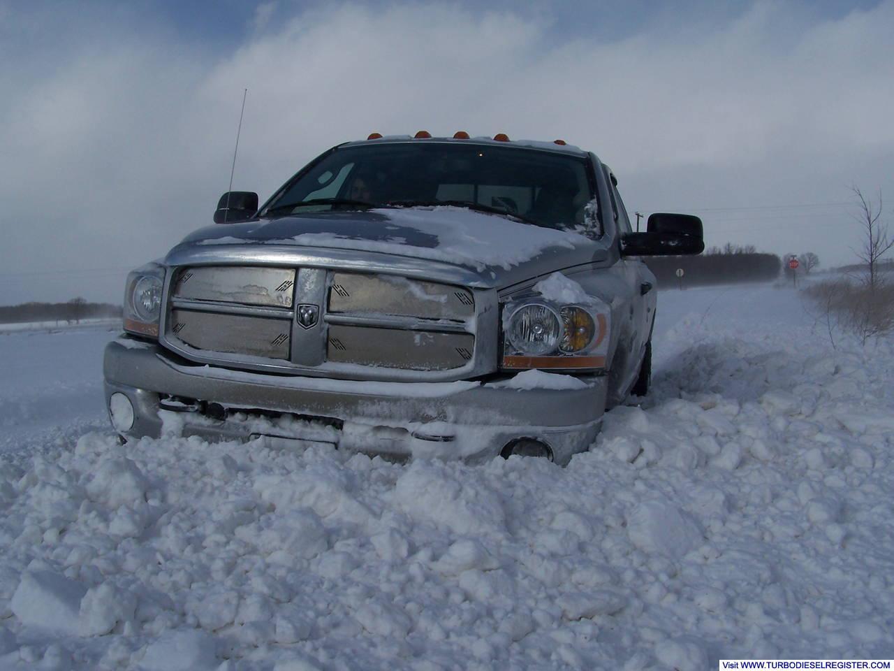 Busting Michigan Snow Drifts