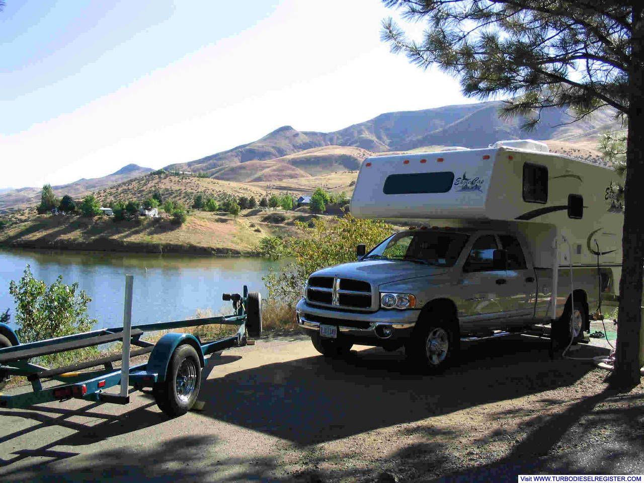 Campground on Brownlee Reservoir (Woodhead Park) in Idaho