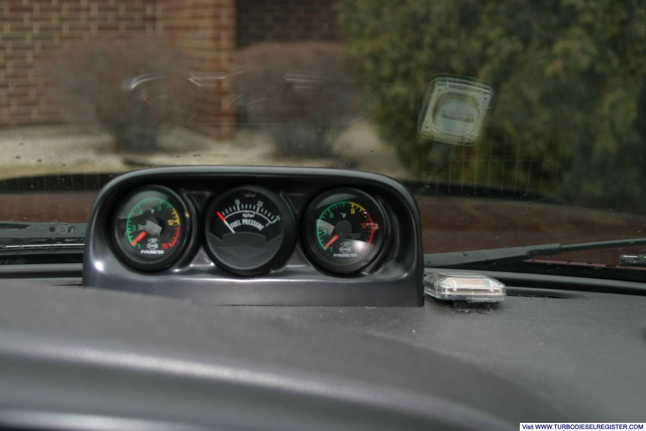 center dash gauge pod and GPS Sensor