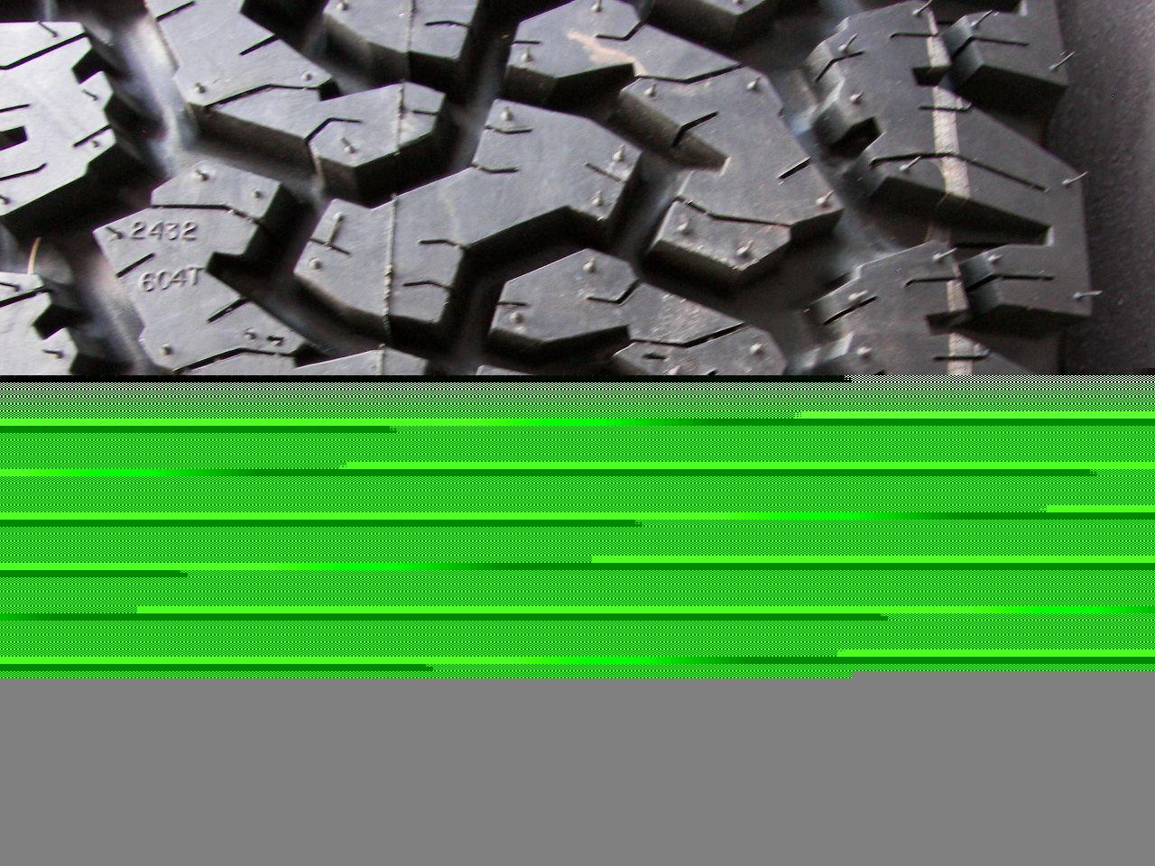 Close-up of tire
