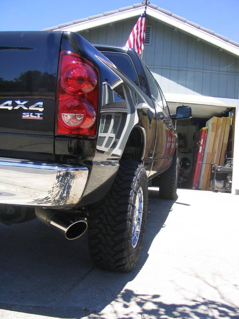 exhaust shot