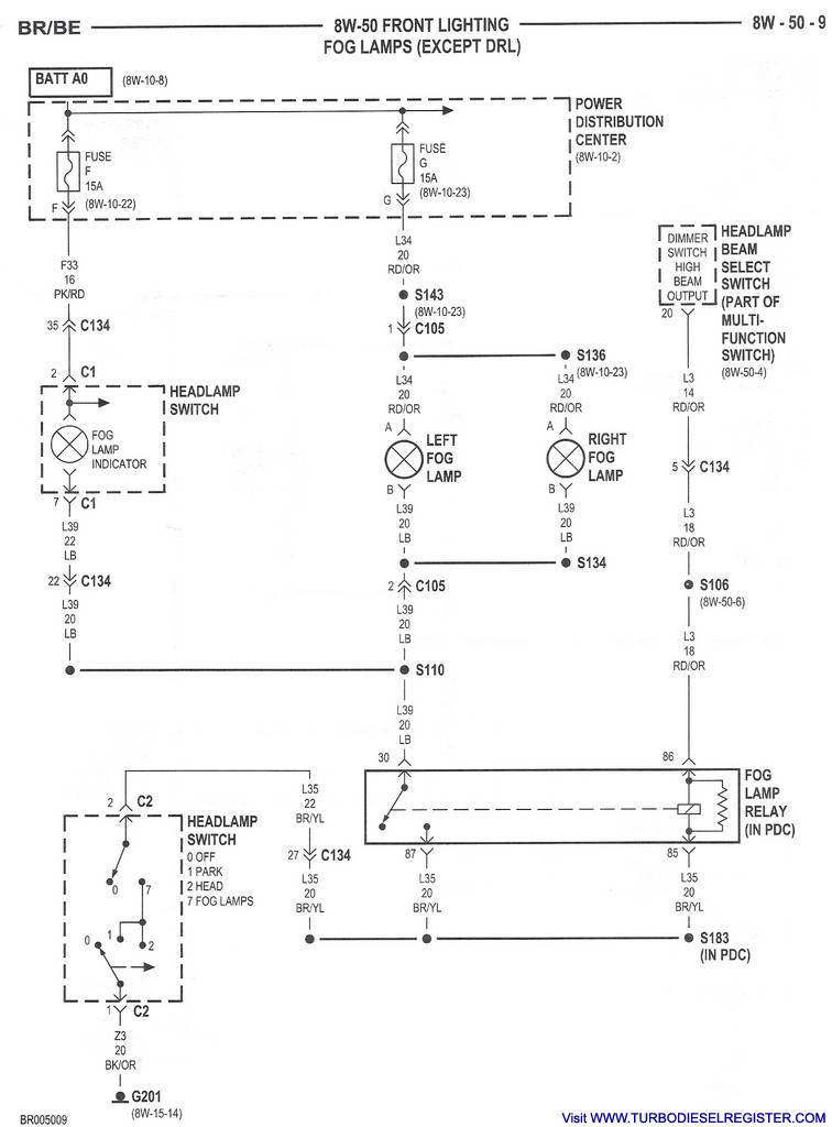 fog light wiring diagram (Page 2/2)
