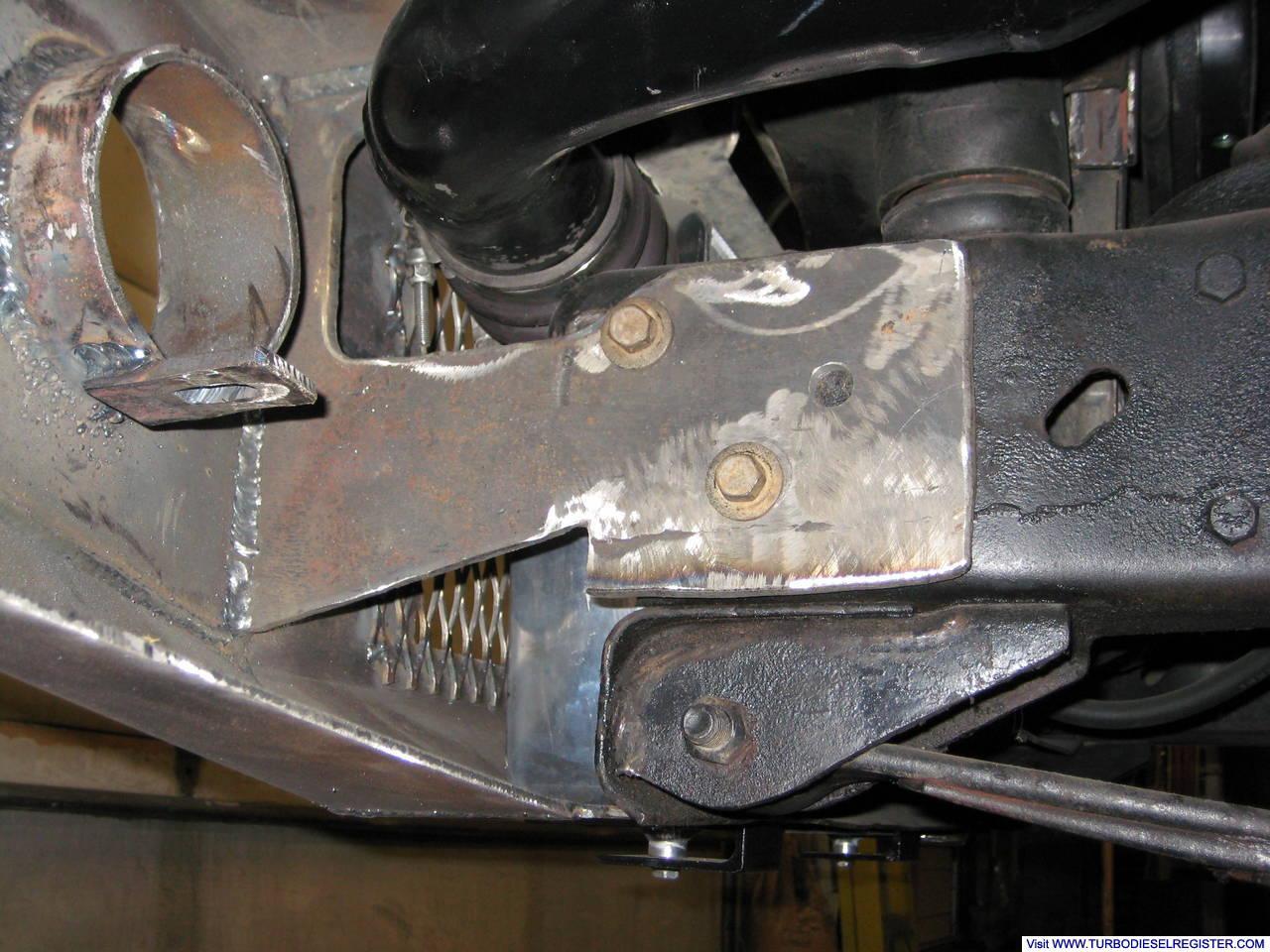 Frame/bmper mount plate