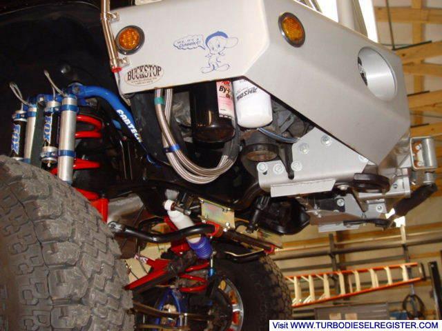 Front Buckstop Bummper and Amsoil Dual-ByPass oil filter