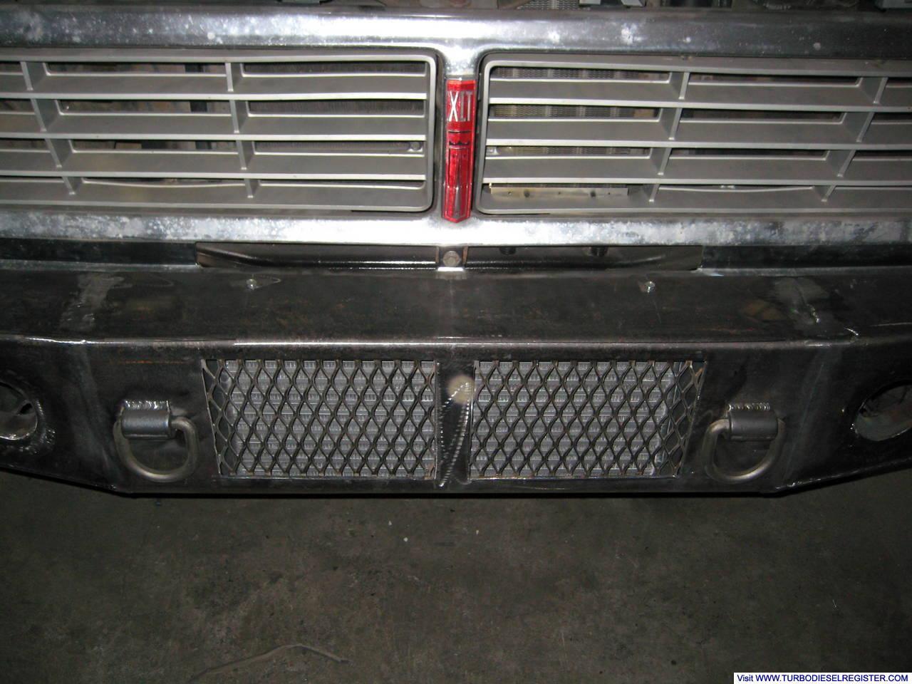 Front bumper top view
