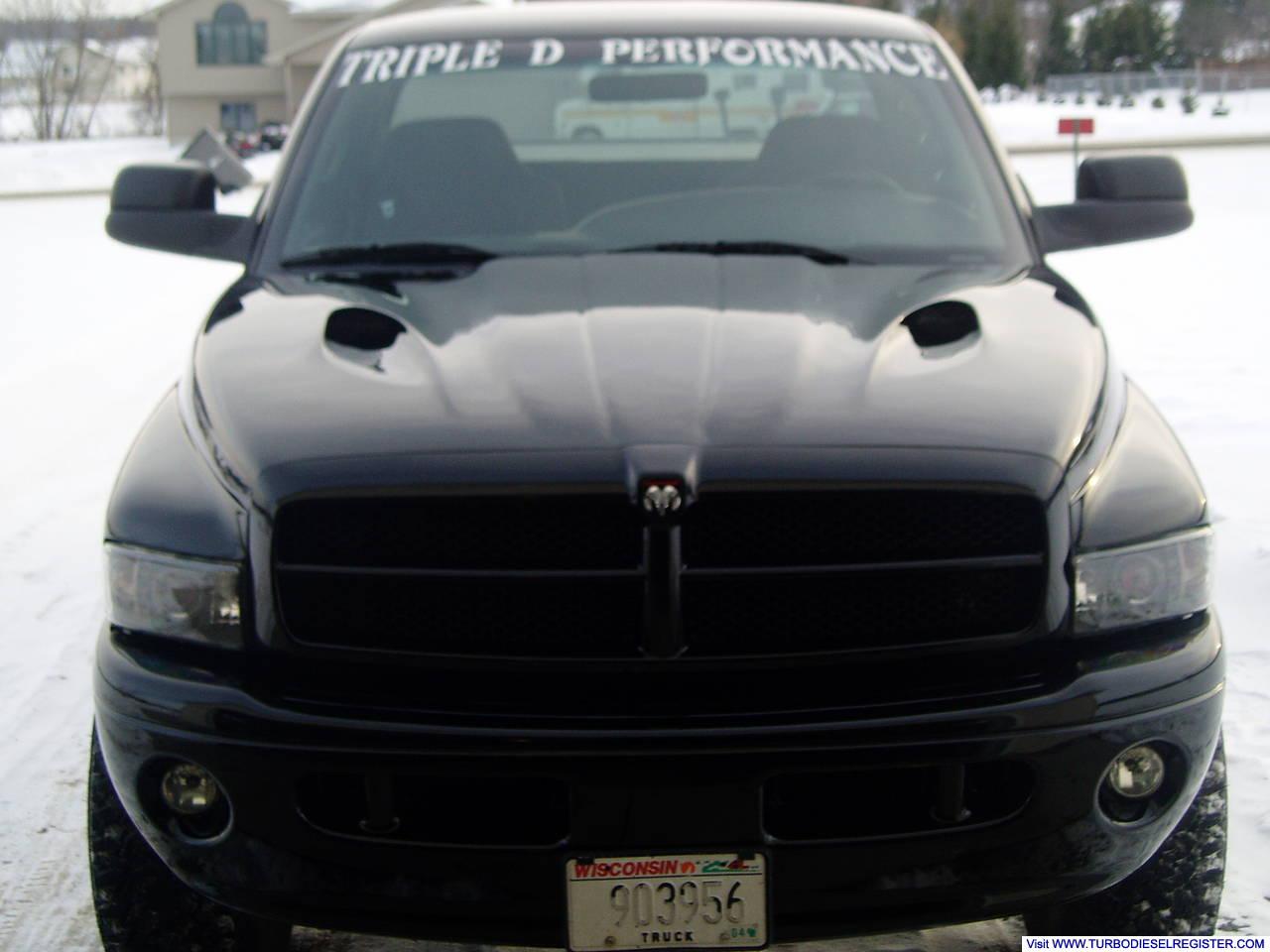 Front shot of same hood.