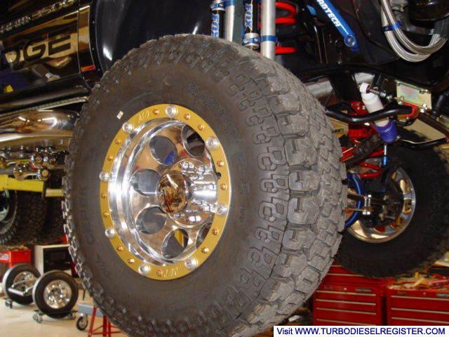 Front Wheel/Tire...locking ring and rock domes