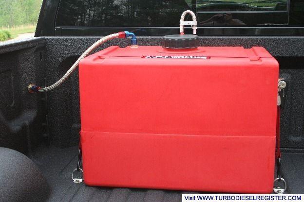 Fuel cell mounted in truck bed
