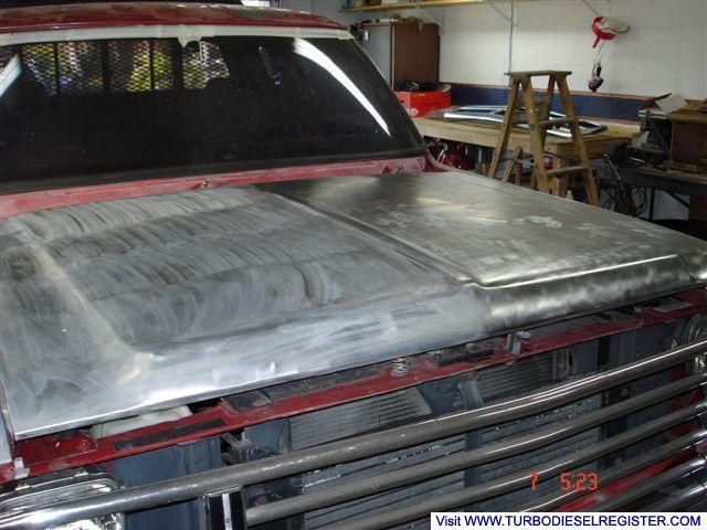 Hood is almost ready for primer
