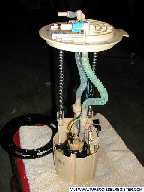 In-Tank-Module removed from tank