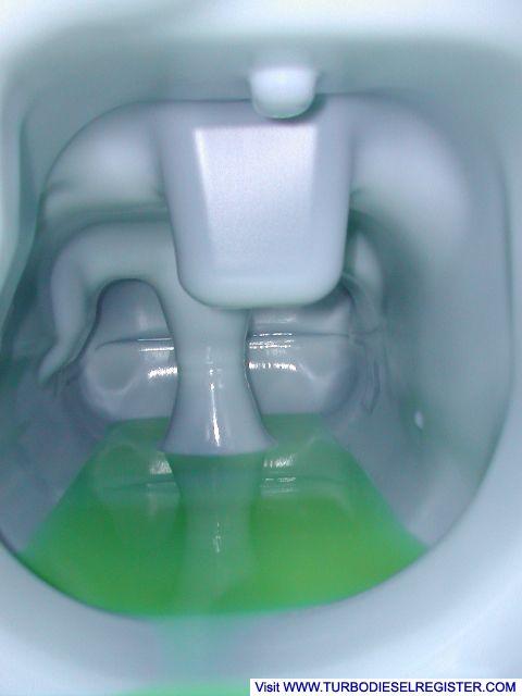 Interior of tank