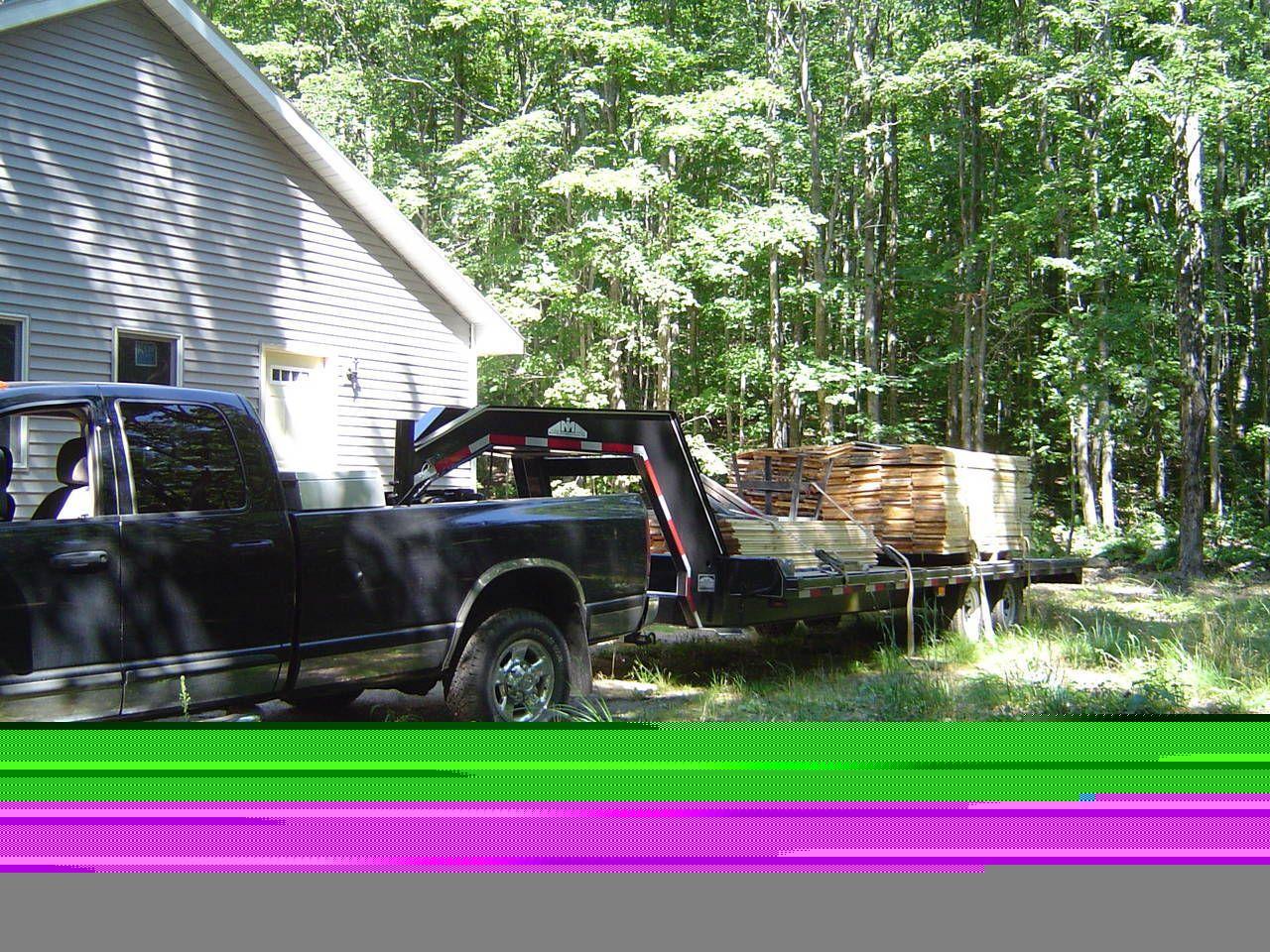 Load of Pine Boards