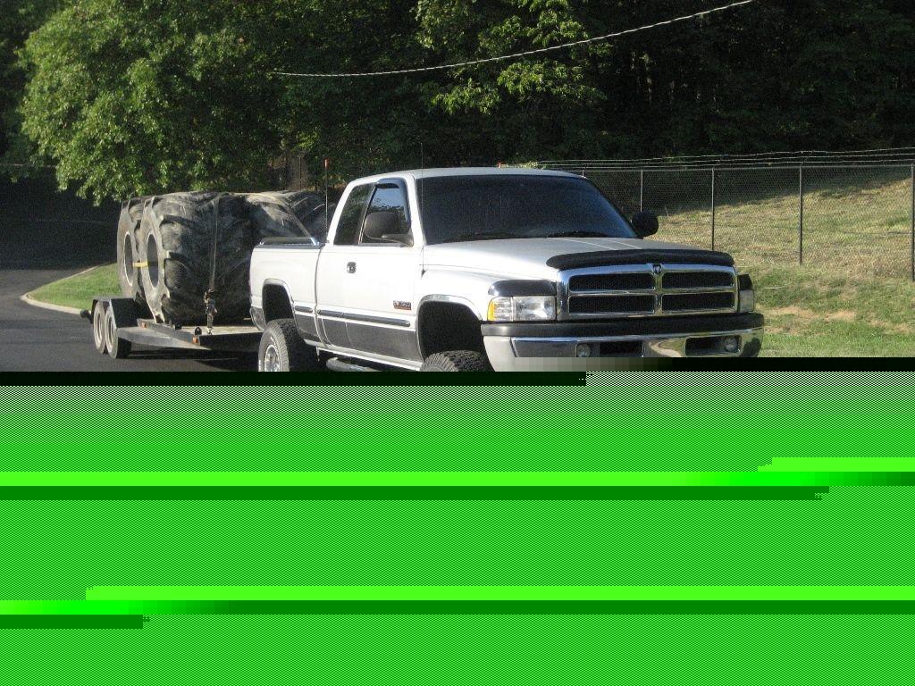 loaded up with some tires for the "work truck"