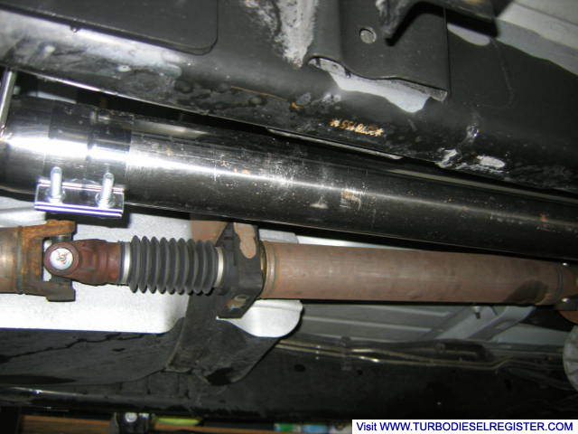 MBRP 4" dia SS exhaust and Donaldson SS band clamp