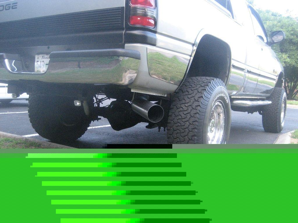 MBRP 5" exhaust on the truck
