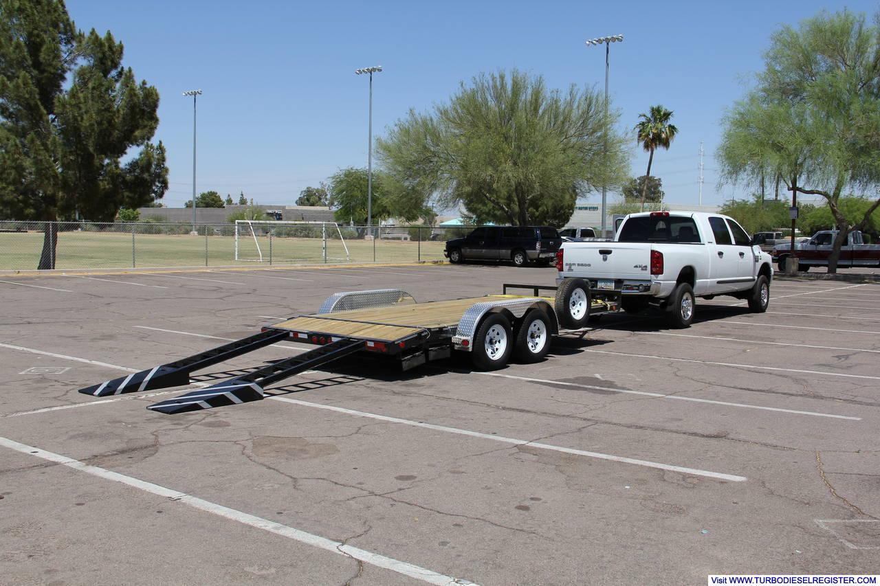 Megacab with trailer