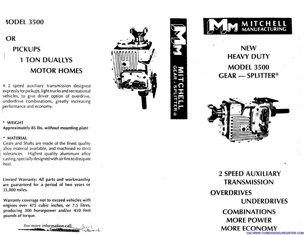 mitchell overdrive info