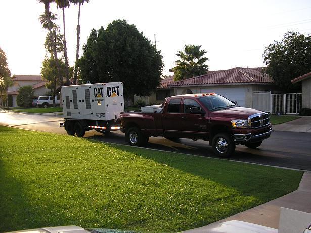 My 3500 and a CAT gen set.