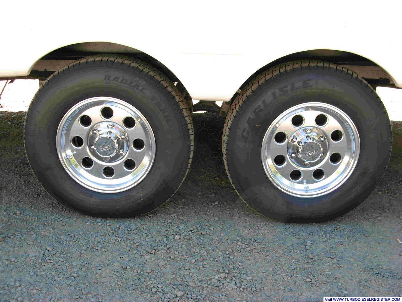 New MB type 72 wheels and Carlisle "E" rated tires