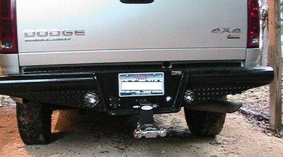 New rear bumper installed
