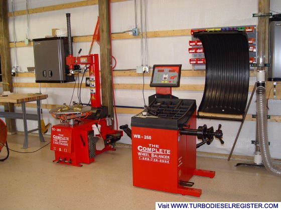 Our Shop- Tire Equipment