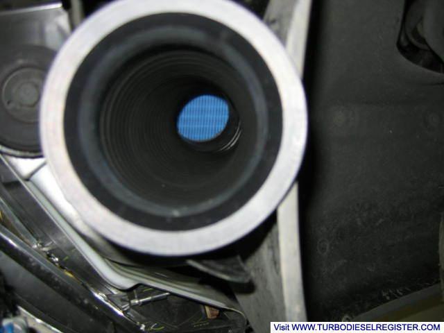 PSM cool air intake and Amsoil EEa filter from under truck