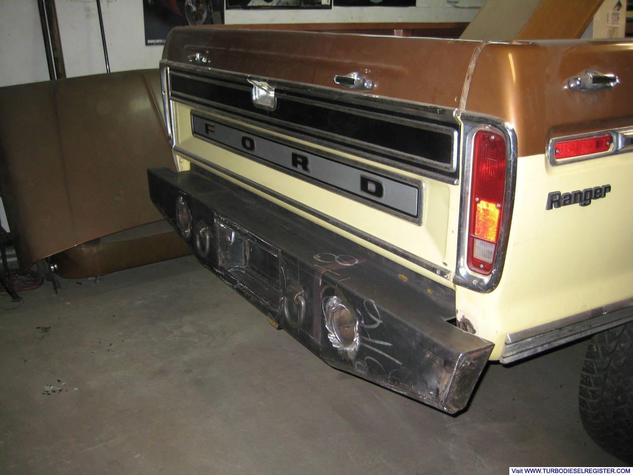 Rear bumper side shot