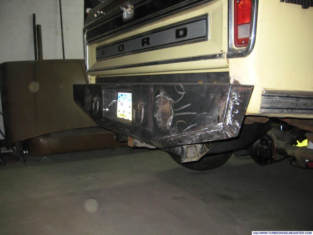 Rear bumper