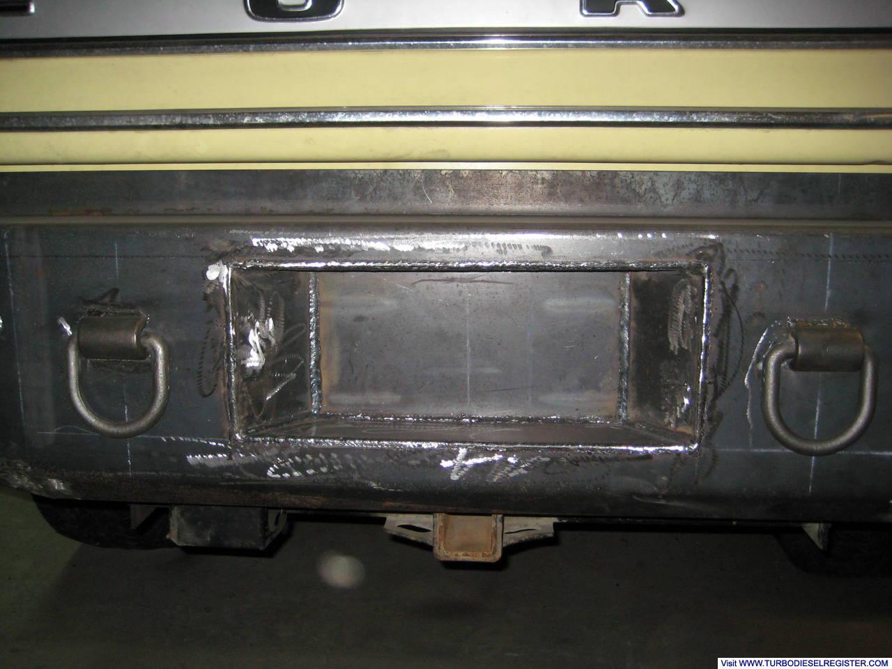 Rear bumper
