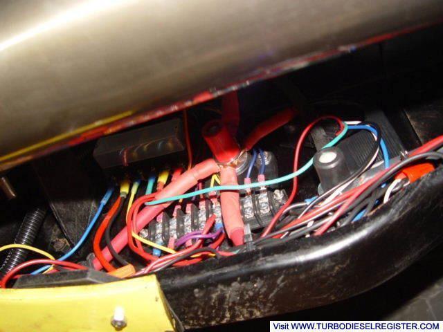 Rear mounted Aux Fuse panel