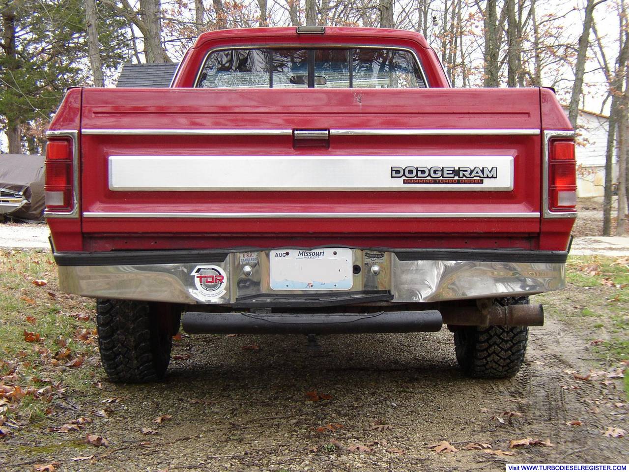 Rear with wider stance