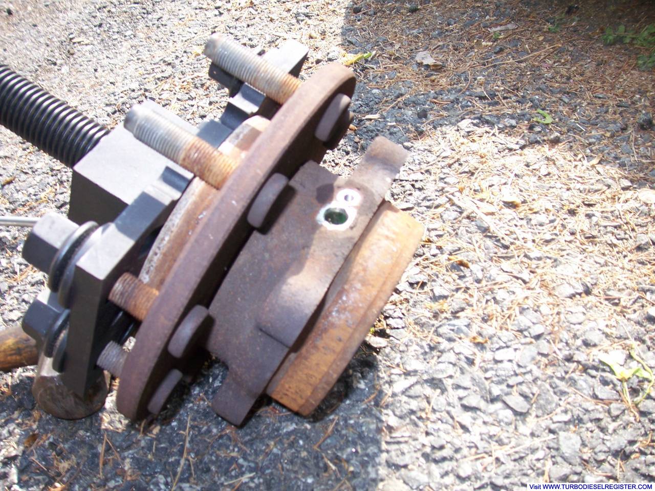 Removed hub