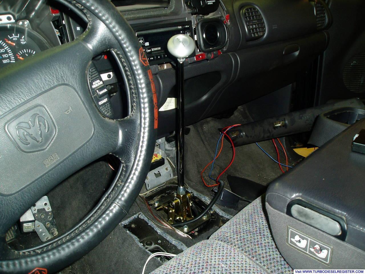 Replacing the 6spd shifter with the auto one!