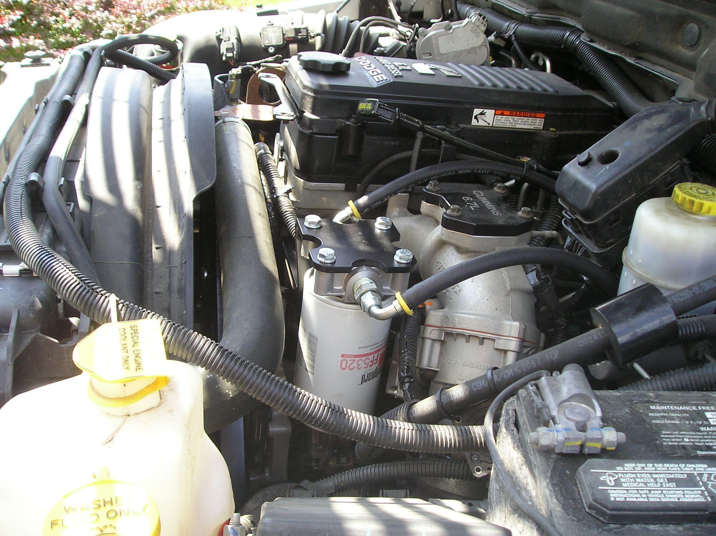 Side View Of 2nd Fuel Filter