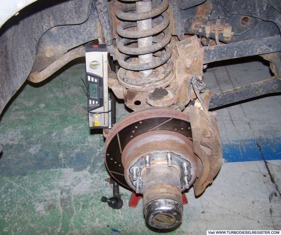 Steering knuckle straight