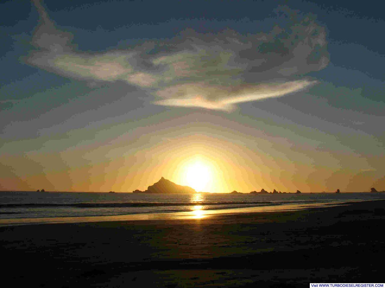Sunset at Cresent City, CA