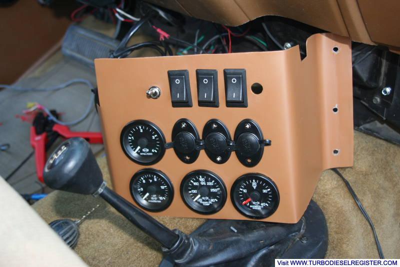 switch and gauge panel