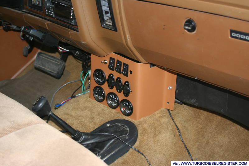 switch panel installed