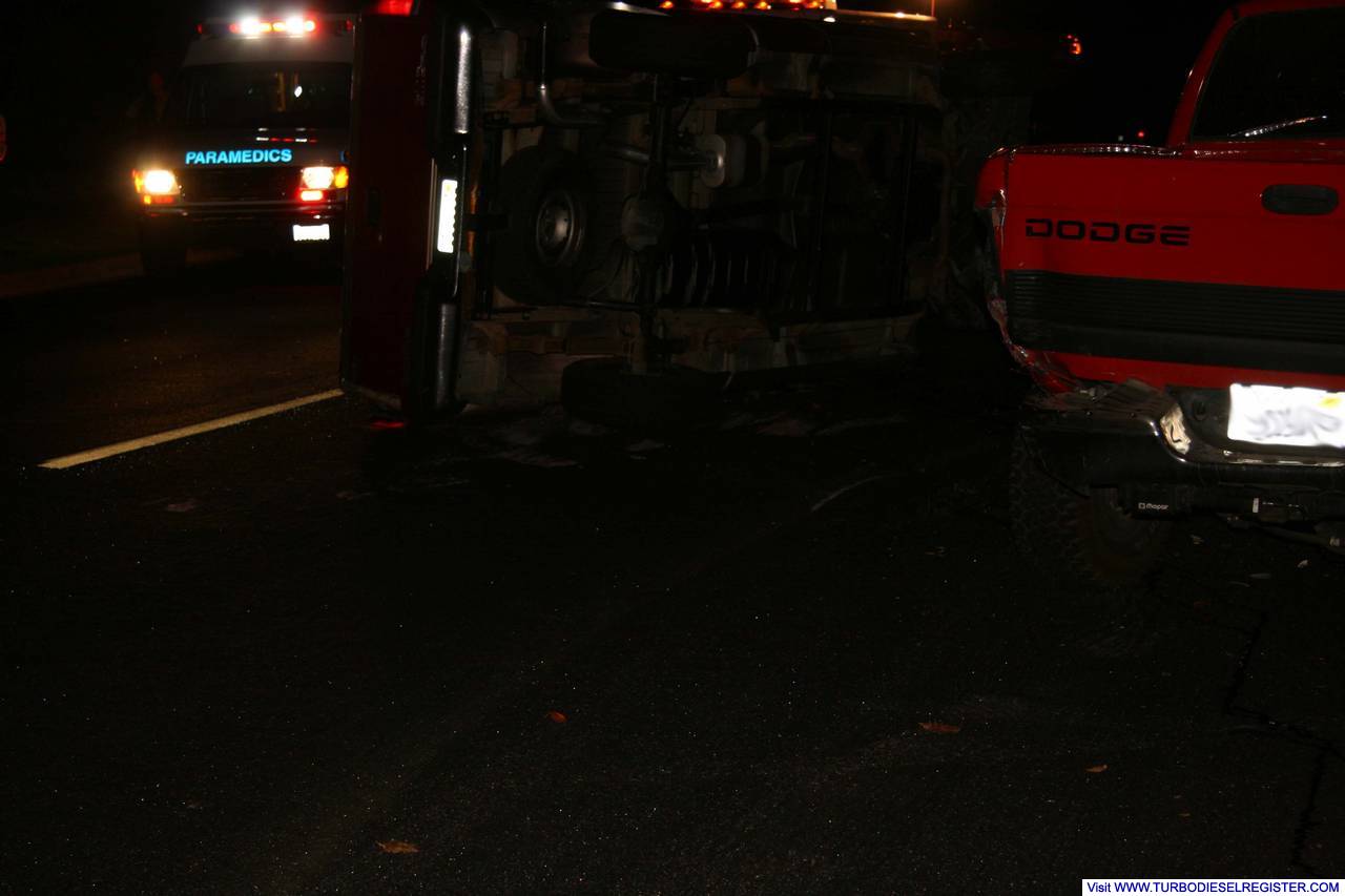 The accident scene
