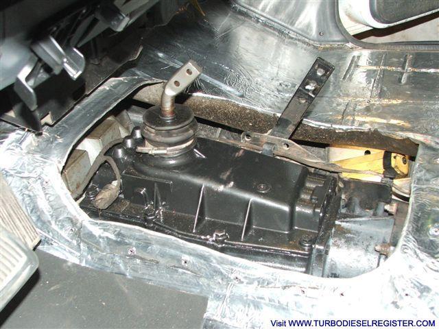 Transmission hump